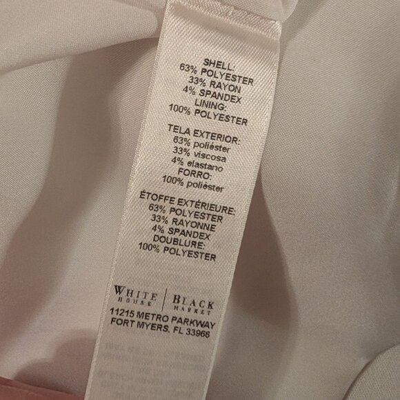 White House Black Market White Blazer Size 4 Please Read! - Picture 8 of 8